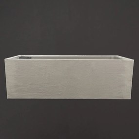 AMADEA Betónový kvetináč odľahčený - hladký, 53x22,5x17,5 cm, český výrobok