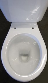 Novoterm WC kombi NV-Clear ZO so zadným odpadom a WC sedadlom