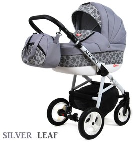 Kombinovaný kočík Raf-pol Alu way - Silver leaf (3-kombinácia)