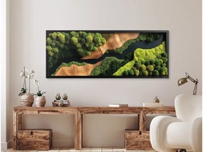 drevko |  Machový obraz Spočinutie (UV tlač)  35 x 90 cm