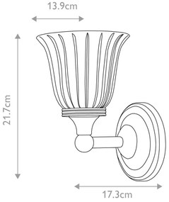 Elstead BATH-AUSTEN1-PC - LED Kúpeľňové svietidlo AUSTEN 1xG9/3W/230V IP44