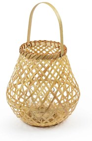 Bambusový lampáš Compactor Bamboo Lantern, ⌀ 25 cm