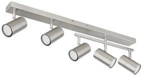 Globo 57911-5 - Bodové svietidlo ROBBY 5xGU10/35W/230V matný chróm