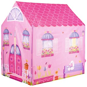 Ružový domček pre deti