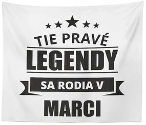 Sablio Deka Tie pravé legendy sa rodia v marci: 150x120 cm
