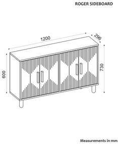 Skrinka Roger Sapphire Oak