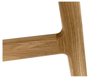 Rozkladací jedálenský stôl s prídavnou doskou v dekore duba 90x180 cm Curved – Woodman