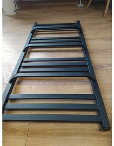 Regnis LOX DUO, vykurovacie teleso 530x520mm, 456W, čierna matná, LOXDUO570/540/D500/BLACK