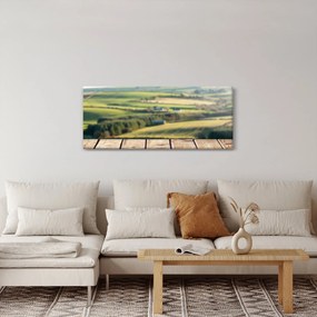 Obraz - Výhľad na krajinu (120x50 cm)