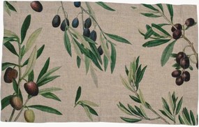Ľanové prestierania Olives, 2 ks