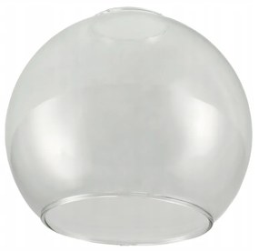 BERGE LOFT LED nástenné stropné svietidlo 1xE27 priehľadná sklenená guľa