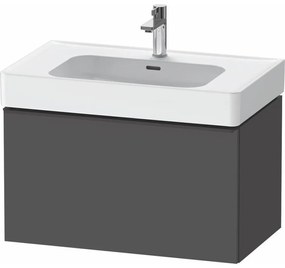 DURAVIT D-Neo závesná skrinka pod umývadlo, 1 zásuvka, 784 x 452 x 440 mm, grafit matný, DE4277049490000