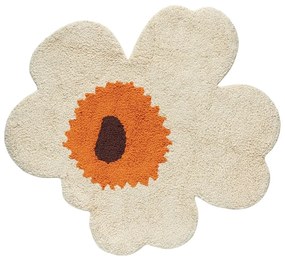 Kúpeľňová predložka Unikko 73x74, béžovo-oranžová