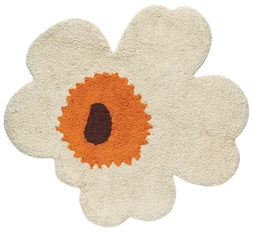 Kúpeľňová predložka Unikko 73x74, béžovo-oranžová