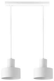 Luster na lanku RIF 2xE27/60W/230V biela