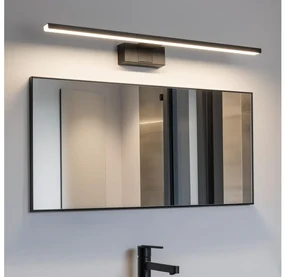 Aigostar B.V. Aigostar - LED zrkadlové osvetlenie do kúpeľne LED/12W/230V 4000K 60 cm IP44 čierne AI1463