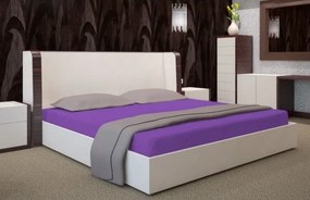 Fialové napínacie plachty na postele Šírka: 90 cm | Dĺžka: 200 cm