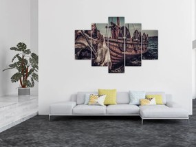 Obraz - Vikingský bojovník (150x105 cm)