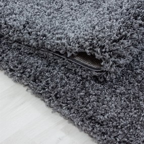 Ayyildiz Kusový koberec DREAM 4000, Okrúhly, Sivá Rozmer koberca: 120 cm KRUH