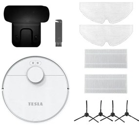 TESLA Electronics RoboStar - Inteligentný robotický vysávač 2v1 2550 mAh Wi-Fi biela