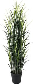 Umelá rastlina tráva 150 cm zelená v plastovom kvetináči 21,5x 19 cm