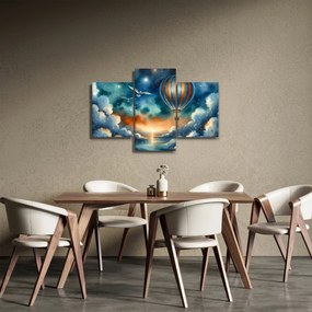 Obraz - Lietať nočnou oblohou (90x60 cm)