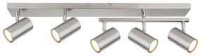 Globo 57911-5 - Bodové svietidlo ROBBY 5xGU10/35W/230V matný chróm