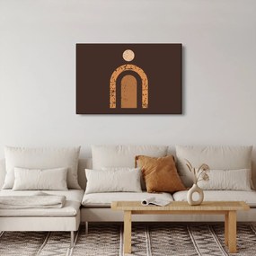 Obraz - Oranžové oblúky N⁰3 (90x60 cm)