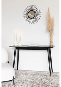 Čierny konzolový stolík 40x120 cm Fabio – White Label