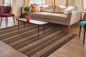 Koberec KARMEL Nida Boho orechový