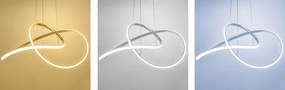 Toolight - LED stropné svietidlo + diaľkový ovládač APP393-CP, chrómová, OSW-06909