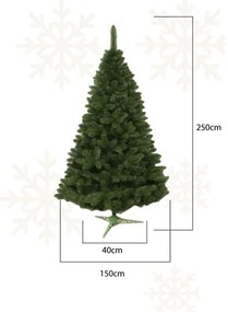 Foxigy Vianočný stromček Jedľa 250cm Classic