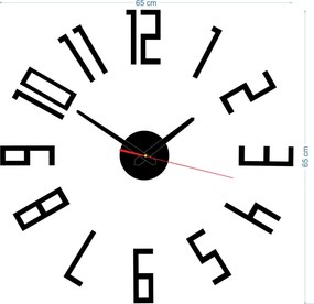SENTOP | Štýlové nástenné hodiny do obývačky I SENTOP X0018-Wall clock HEU- analógové