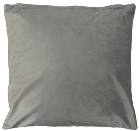 Obliečka Plain Velvet 40x40cm svetlošedá
