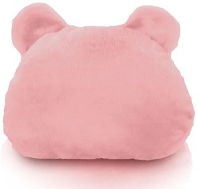 Plyšová podnožka TEDDY Yeti ružová