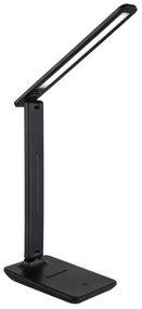 Globo 58439SA - LED, dotykovo stmievateľná dobíjateľná stolná lampa BRIGHTON LED/4W/5V 1800 mAh čierna