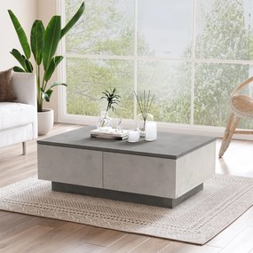 Konferenční stolek Houseland Miro beton/kámen