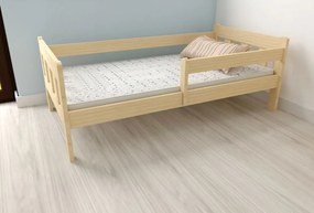 Detská posteľ MAJA z masívu borovice - 200x90 cm - prírodná