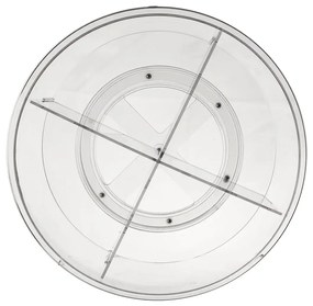 Otočný organizér XXL - LAZY SUSAN Orion - s priehradkami pr. 30 cm