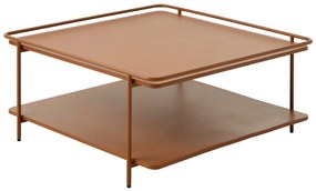 Dizajnový konferenčný stolík Harinder 75 cm terakota