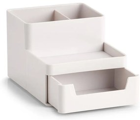 Plastový organizér na kancelárske potreby/listy, UNTENSIL, biely