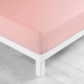Ružová napínacia plachta jersey 160x200 cm Jersy – douceur d'intérieur