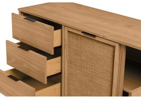 Komoda z borovicového dreva 130x80 cm Natasha – Marckeric