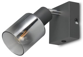 Antracitové bodové svietidlo ø 7 cm Cadiz – Trio