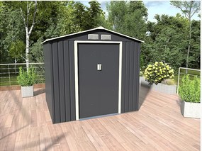 Záhradný domček plocha 213 x 191 cm (šedá)