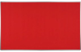 Textilná nástenka ekoTAB v hliníkovom ráme, 2000 x 1200 mm, červená