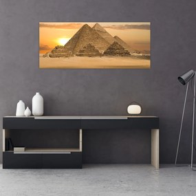 Obraz - Pyramídy (120x50 cm)