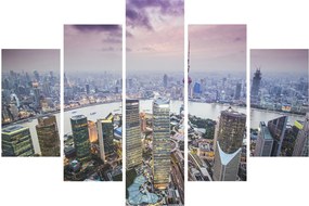 Obraz - Shanghai, Čína (150x105 cm)