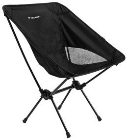 Trizand 25074 Kempingová skladacia stolička, čierna