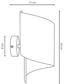 Nástenné svietidlo SPIRAL 1xG9/8W/230V chróm